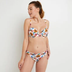 Luna MAILLOT DE BAIN SLIP MIDI ECRU -ROUGEGORGE 20034300 D