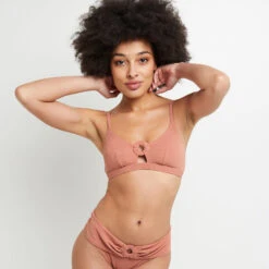 MAILLOT DE BAIN TRIANGLE MICROFIBRE ROSE