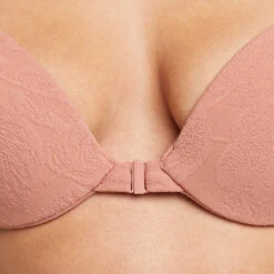 MAILLOT DE BAIN PUSH UP MICROFIBRE ROSE -ROUGEGORGE 20037500 Z