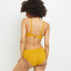 MAILLOT DE BAIN TRIANGLE BRASSIERE JAUNE -ROUGEGORGE 20040700 D