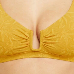 MAILLOT DE BAIN TRIANGLE BRASSIERE JAUNE -ROUGEGORGE 20040700 Z