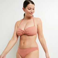 MAILLOT DE BAIN BANDEAU MICROFIBRE ROSE 9 MAILLOT DE BAIN BANDEAU MICROFIBRE ROSE -ROUGEGORGE 20042900 C