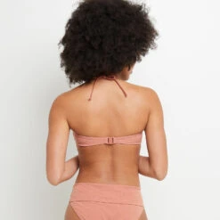 MAILLOT DE BAIN BANDEAU MICROFIBRE ROSE 8 MAILLOT DE BAIN BANDEAU MICROFIBRE ROSE -ROUGEGORGE 20042900 D