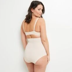 CULOTTE TRES HAUTE MICROFIBRE NATUREL -ROUGEGORGE 20046100 Z