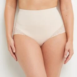 CULOTTE HAUTE MICROFIBRE NATUREL