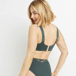 Lisa MAILLOT DE BAIN BRASSIERE VERT FONCE -ROUGEGORGE 20049201 D