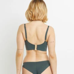 Lisa Maillot de Bain Emboîtant Vert Foncé – Haut de Bikini Graphique avec Anneau Doré 7 Lisa Maillot de Bain Emboîtant Vert Foncé – Haut de Bikini Graphique avec Anneau Doré -ROUGEGORGE 20049301 D