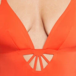 Lisa MAILLOT DE BAIN 1 PIECE TRIANGLE ORANGE 7 Lisa MAILLOT DE BAIN 1 PIECE TRIANGLE ORANGE -ROUGEGORGE 20049702 Z