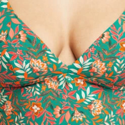 MAILLOT DE BAIN TANKINI VERT -ROUGEGORGE 20050300 Z