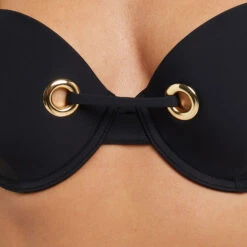 MAILLOT DE BAIN SOUTIEN GORGE COQUE NOIR -ROUGEGORGE 20053000 Z