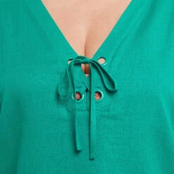 TUNIQUE VERT -ROUGEGORGE 20055701 Z