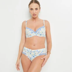 SHORTY PAPER TOUCH MULTICO BLANC -ROUGEGORGE 20060900 D