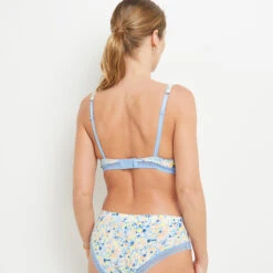 SOUTIEN-GORGE EMBOITANT MULTICO BLANC -ROUGEGORGE 20061100 D