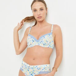 SOUTIEN-GORGE EMBOITANT MULTICO BLANC