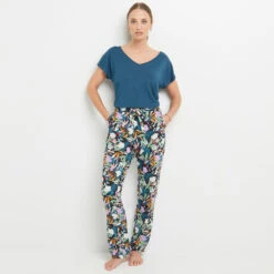 PANTALON MULTICO BLEU