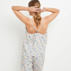 DEBARDEUR IMPRIME MULTICO BLEU -ROUGEGORGE 20065100 D