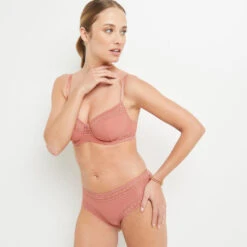 Shorty Rose BEN – Culotte Shorty en Dentelle Vintage et Microfibre Douce 5 Shorty Rose BEN – Culotte Shorty en Dentelle Vintage et Microfibre Douce -ROUGEGORGE 20067400 D