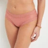 Shorty Rose BEN – Culotte Shorty en Dentelle Vintage et Microfibre Douce
