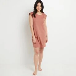 NUISETTE MANCHES COURTES COTONi ROSE
