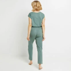 PANTACOURT COTON KAKI -ROUGEGORGE 20071301 D