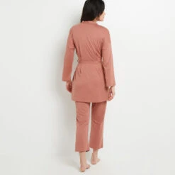 DESHABILLE COTON ROSE 7 DESHABILLE COTON ROSE -ROUGEGORGE 20071700 D