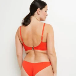Lisa MAILLOT DE BAIN GRANDS BONNETS ORANGE 7 Lisa MAILLOT DE BAIN GRANDS BONNETS ORANGE -ROUGEGORGE 20075702 D