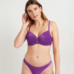 MAILLOT DE BAIN AMPLI EMBOITANT VIOLET