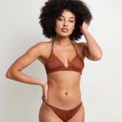 Magma MAILLOT DE BAIN TRIANGLE MARRON