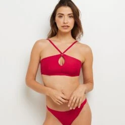 MAILLOT DE BAIN BRASSIERE ROUGE