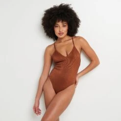 Magma MAILLOT DE BAIN 1 PIECE TRIANGLE MARRON