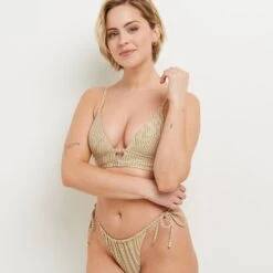 MAILLOT DE BAIN TRIANGLE MULTICO VERT