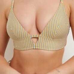 MAILLOT DE BAIN TRIANGLE MULTICO VERT 7 MAILLOT DE BAIN TRIANGLE MULTICO VERT -ROUGEGORGE 21128400 Z