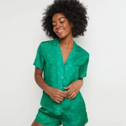 CHEMISE MULTICO VERT