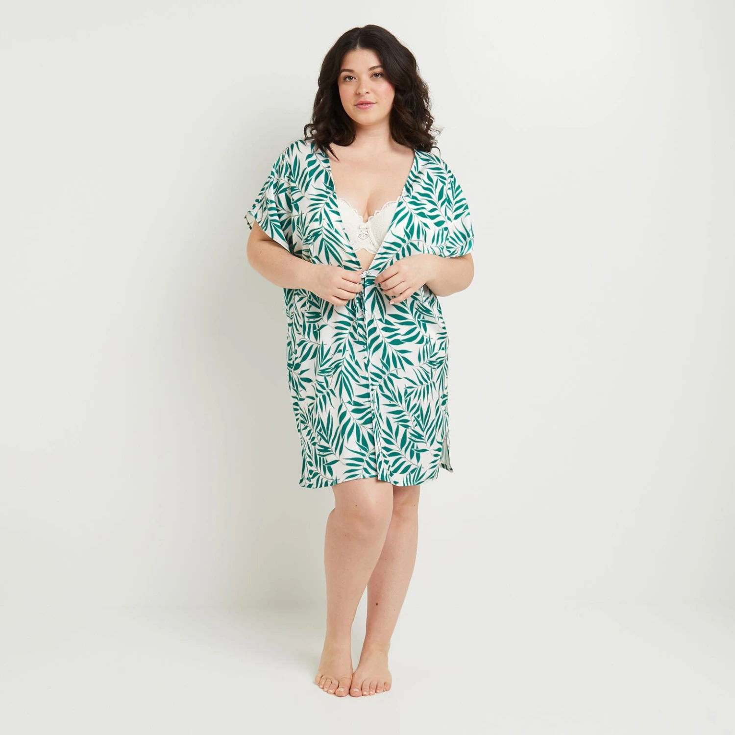 KIMONO MULTICO BLANC 5 KIMONO MULTICO BLANC – Image 5