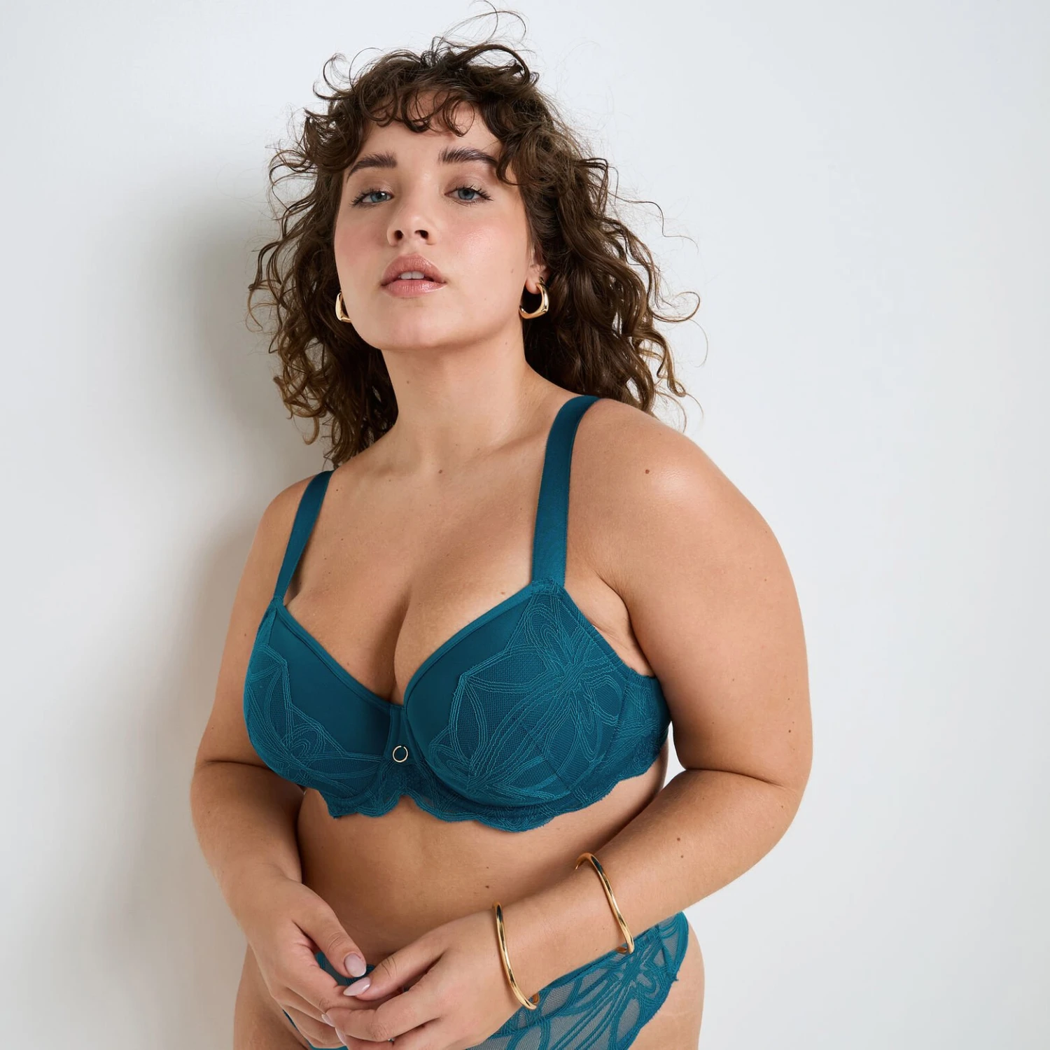 Soutien-Gorge Ampliforme Spacer DEBORAH Turquoise – Broderie Florale et Maintien Grandes Tailles 1 Soutien-Gorge Ampliforme Spacer DEBORAH Turquoise – Broderie Florale et Maintien Grandes Tailles
