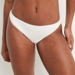 MAILLOT DE BAIN CULOTTE MIDI HAUTE BLANC