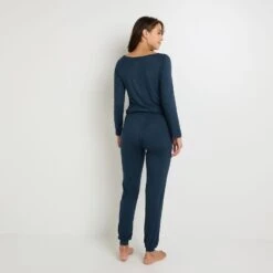Pantalon De Pyjama MARINE -ROUGEGORGE 21150901 D