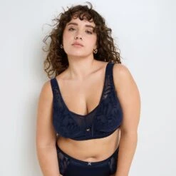 SOUTIEN-GORGE SANS ARMATURES MARINE