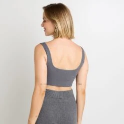 BRASSIERE ANTHRACITE -ROUGEGORGE 21181002 D