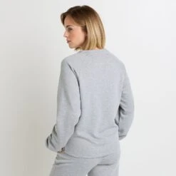 SWEAT MANCHES LONGUES GRIS CLAIR 7 SWEAT MANCHES LONGUES GRIS CLAIR -ROUGEGORGE 21197700 D