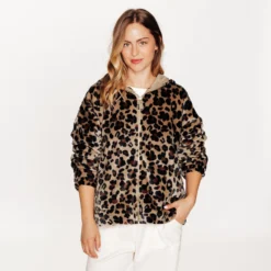 VESTE MULTICO MARRON