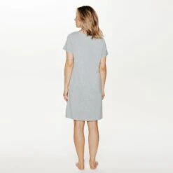 Chemise De Nuit GRIS -ROUGEGORGE 21210701 D