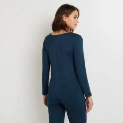 Tee-shirt Manches Longues MARINE -ROUGEGORGE 21211000 D