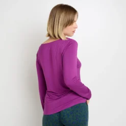 Tee-shirt Manches Longues VIOLET 7 Tee-shirt Manches Longues VIOLET -ROUGEGORGE 21211002 D