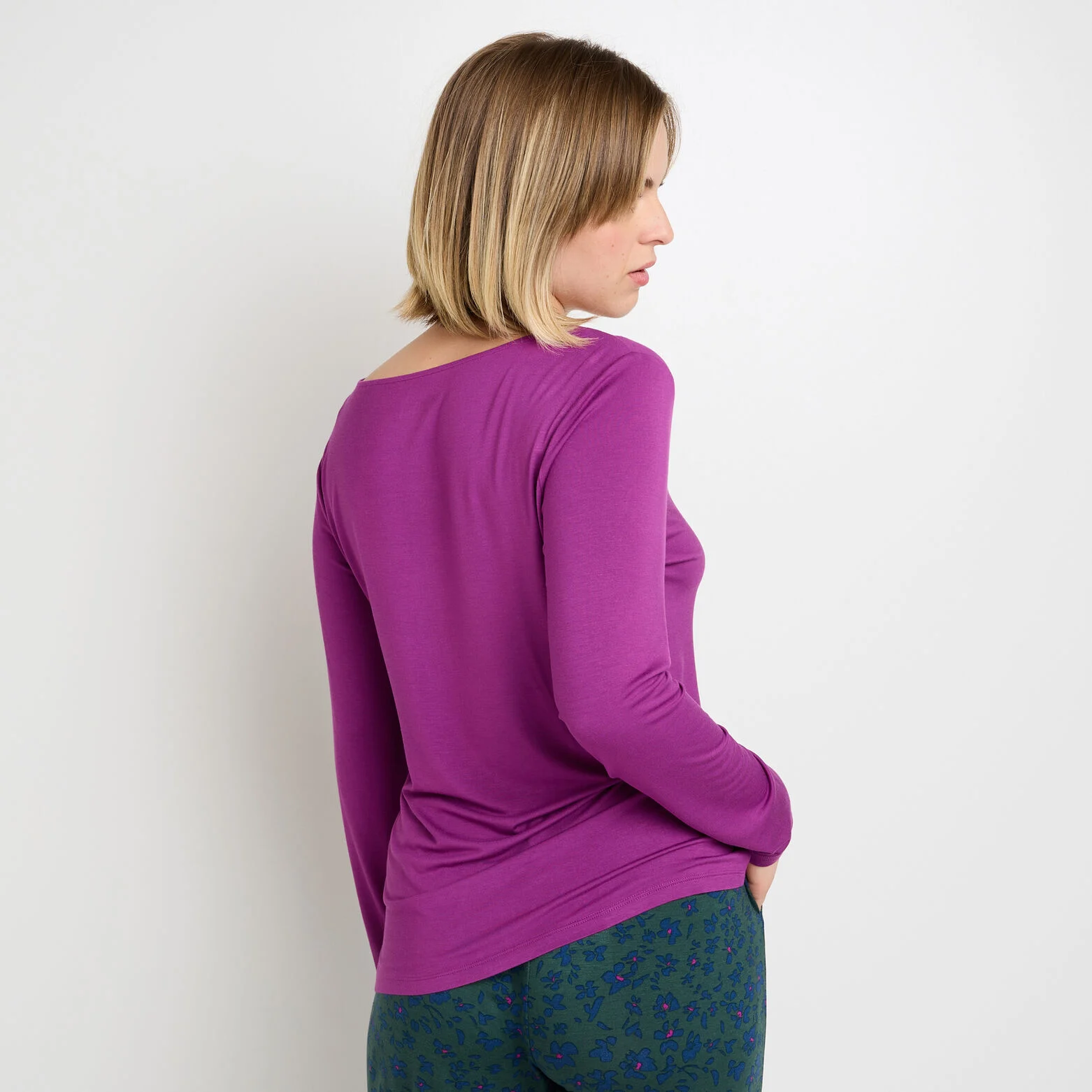 Tee-shirt Manches Longues VIOLET 4 Tee-shirt Manches Longues VIOLET – Image 4