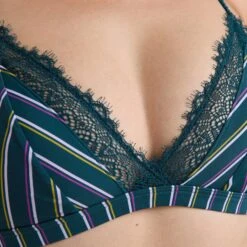 SOUTIEN-GORGE SANS ARMATURES MICROFIBRE MULTICO BLEU -ROUGEGORGE 21211800 Z