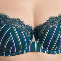 Gaston Bleu Canard Rayé – Soutien-Gorge Ampliforme Microfibre et Dentelle 6 Gaston Bleu Canard Rayé – Soutien-Gorge Ampliforme Microfibre et Dentelle -ROUGEGORGE 21211900 Z