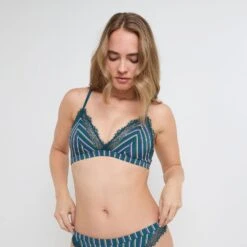 CULOTTE MICROFIBRE MULTICO BLEU 7 CULOTTE MICROFIBRE MULTICO BLEU -ROUGEGORGE 21212100 D