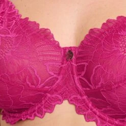 Soutien-Gorge Emboîtant DONA + Fuchsia – Dentelle Florale Sculptante & Maintien Confort -ROUGEGORGE 21243101 Z