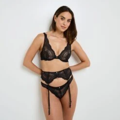 PORTE-JARRETELLES NOIR -ROUGEGORGE 21249701 D